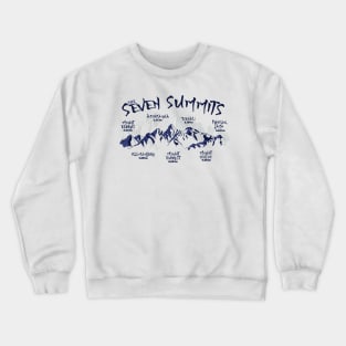 Seven Summits Mountain Climbing Crewneck Sweatshirt